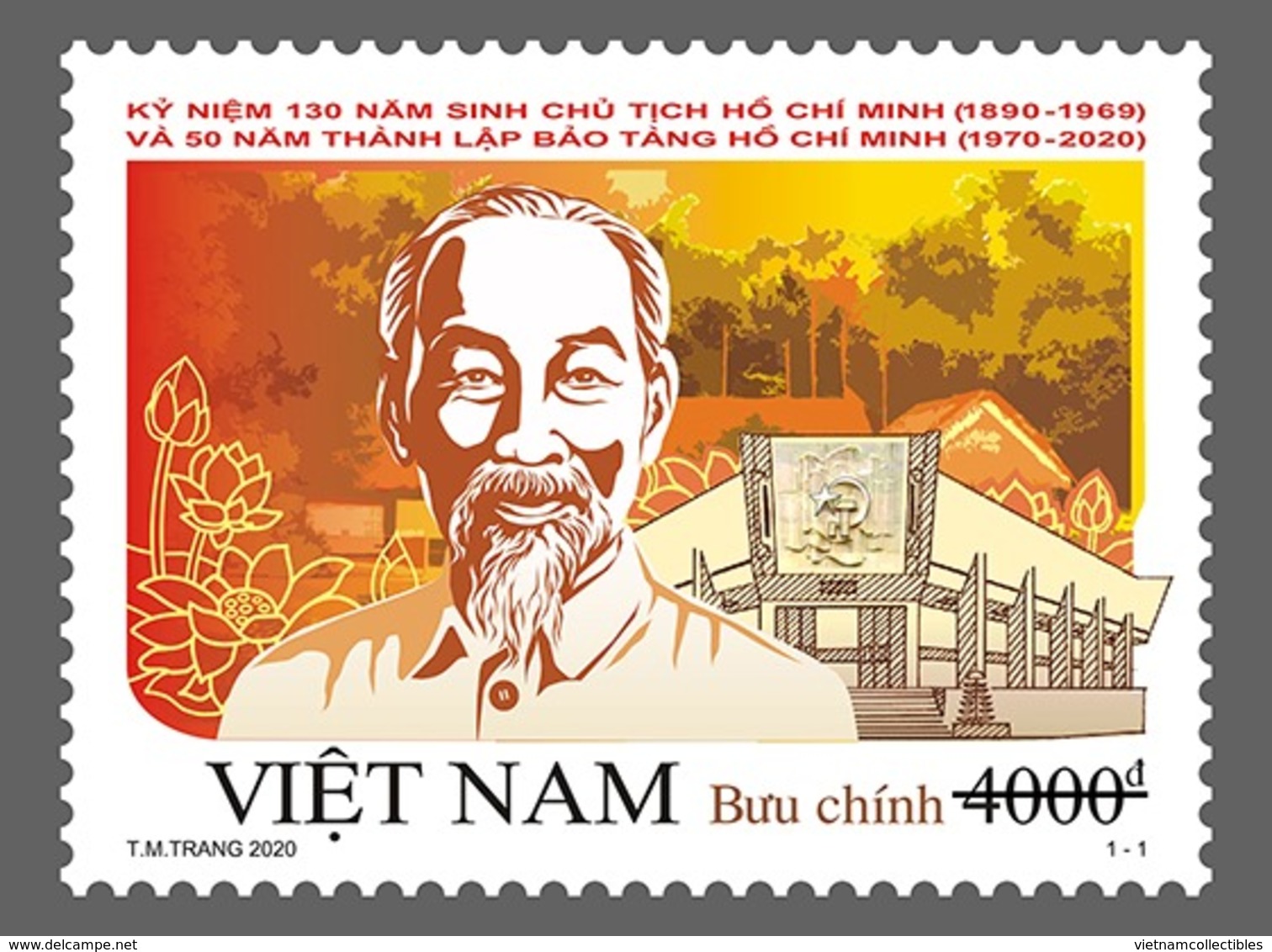 Vietnam Viet Nam Stamp Booklet Issued On 17th Of May 2020 : 130th Birth Anniversary Of President Ho (Ms1123) - Vietnam