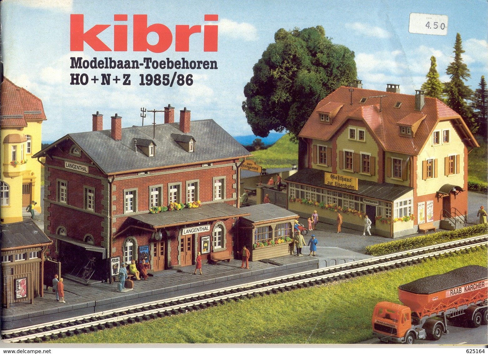 Catalogue KIBRI 1985/86 HO N Z Modelbaan Toebehoren + HO Truck Modellen - Nederlands