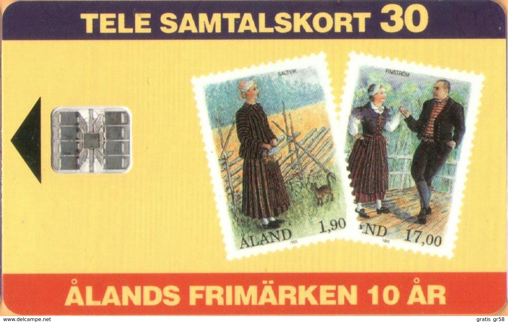 Aland - AX-ALP-0009, Stamps Of Åland, 26.000ex, 11/93, Mint - Aland