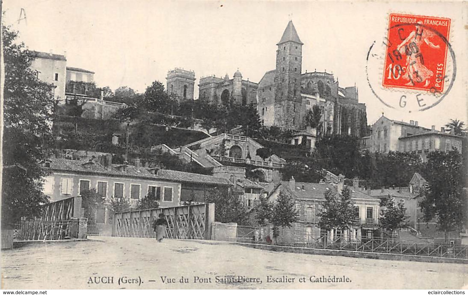 Auch        32           Vue Du Pont St Pierre     (voir Scan) - Auch