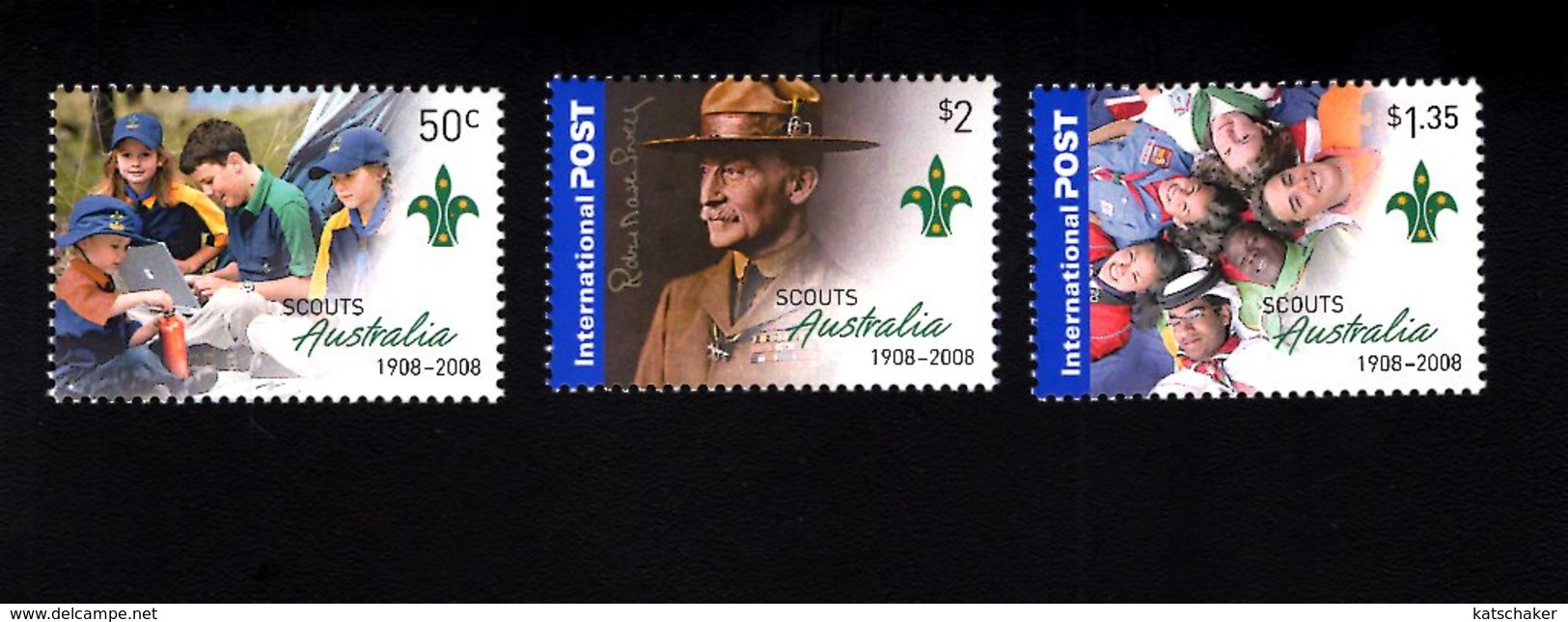 994457021 SCOTT 2785 2787 POSTFRIS MINT NEVER HINGED EINWANDFREI (XX) - SCOUTING IN AUSTRALIA CENT. - Mint Stamps
