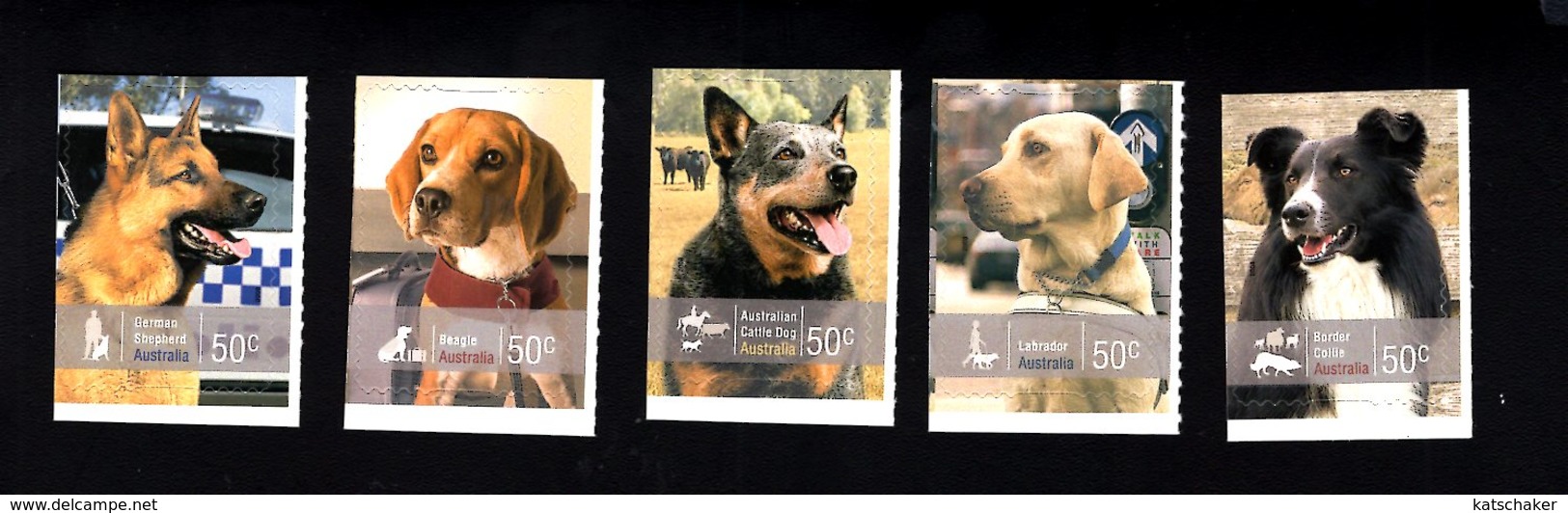 994459301 SCOTT 2879 2883 POSTFRIS MINT NEVER HINGED EINWANDFREI (XX) - WORKING DOGS BOOKLET STAMPS - Mint Stamps