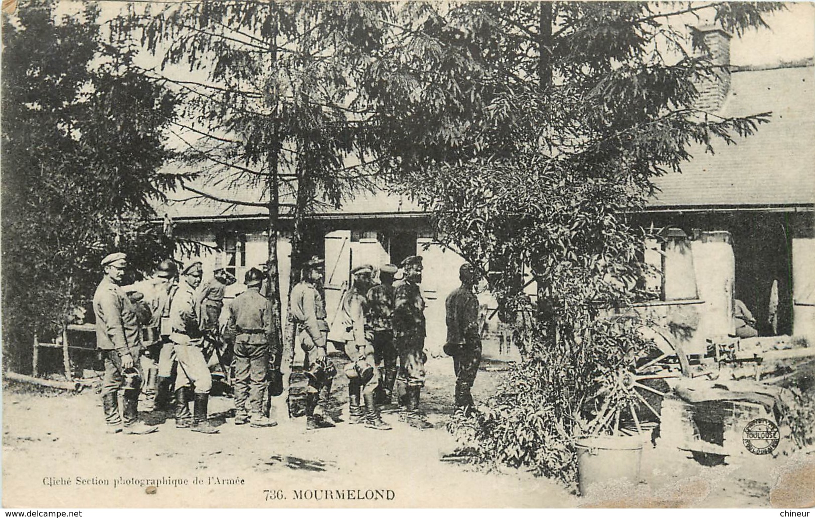 CAMP DE MOURMELOND MILITAIRES ALLEMAND - Camp De Châlons - Mourmelon