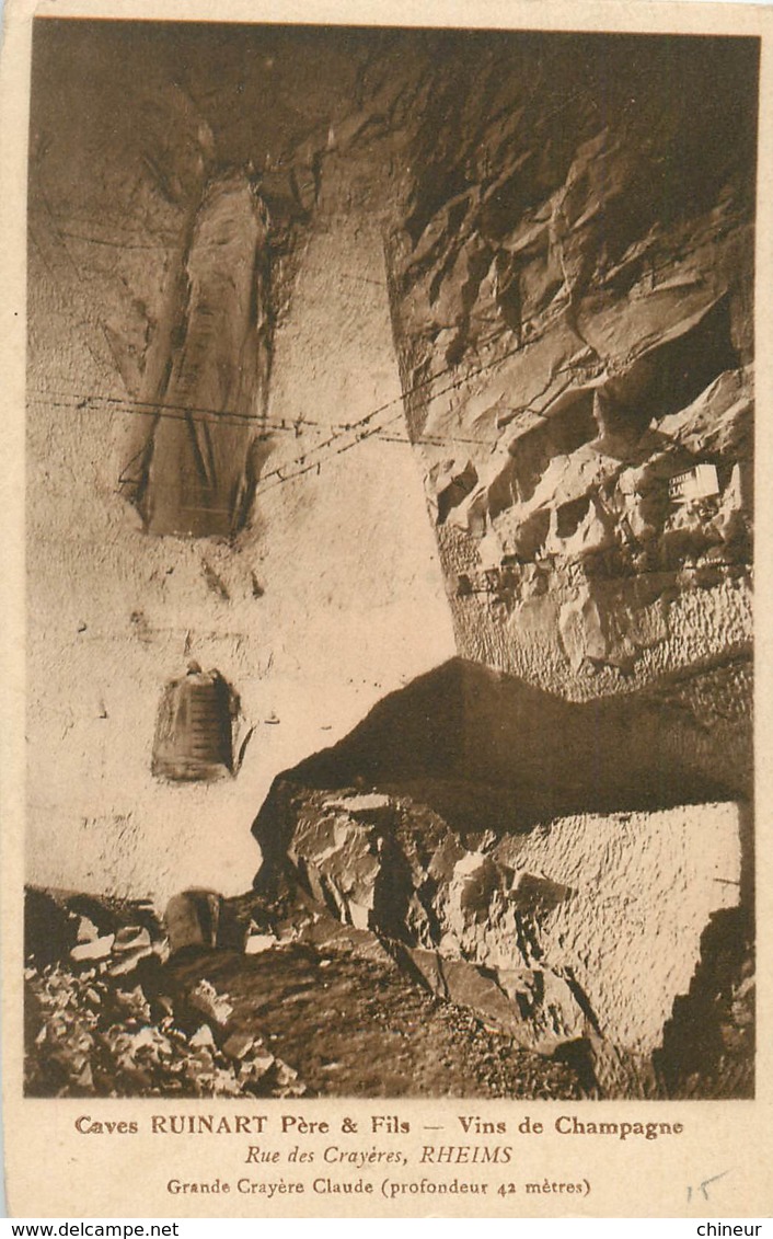 REIMS CAVES RUINART PERE ET FILS RUE DES CRAYERES - Reims