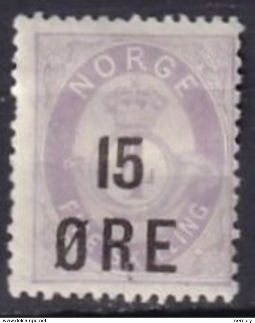 NORVEGE - 15 O. Sur 4 S. Violet Neuf - Ongebruikt
