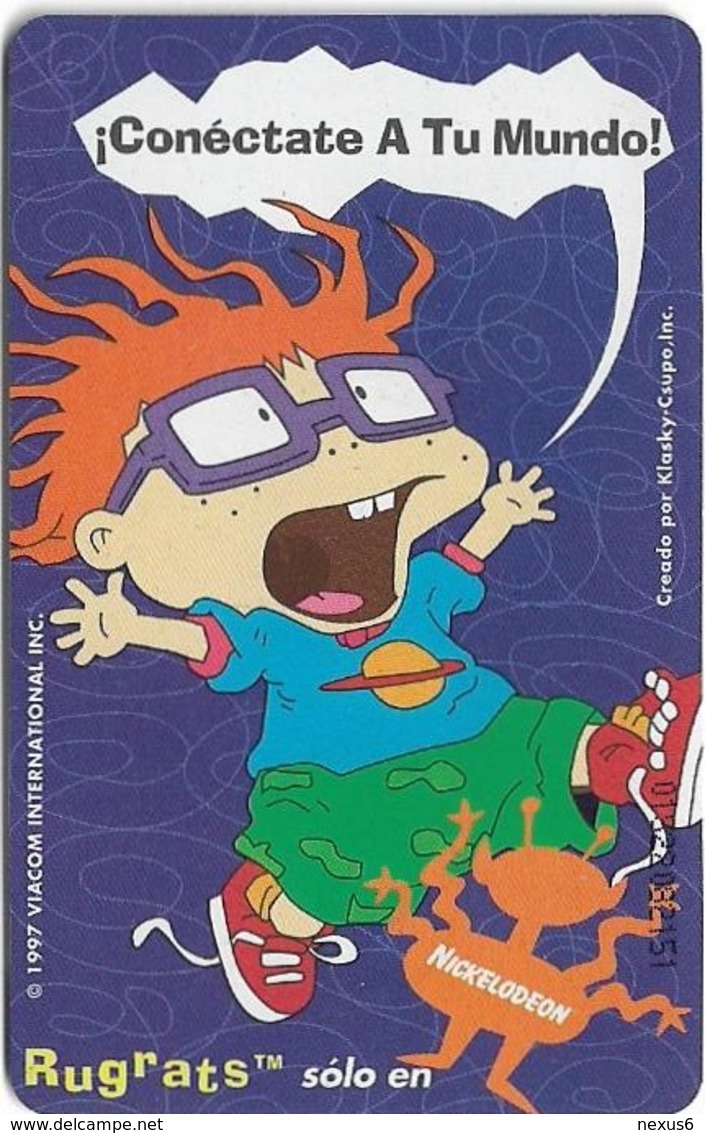 Peru - Telefónica - Nickelodeon, Cable Mágico, Rugrats (Screaming Boy), 20+2 S., 09.1997, Used - Pérou