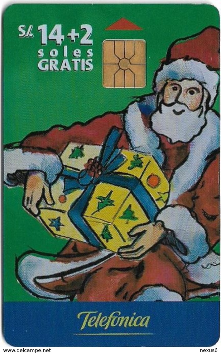 Peru - Telefónica - Santa Claus Christmas, 14+2Sol, 12.1999, 8.000ex, Used - Pérou