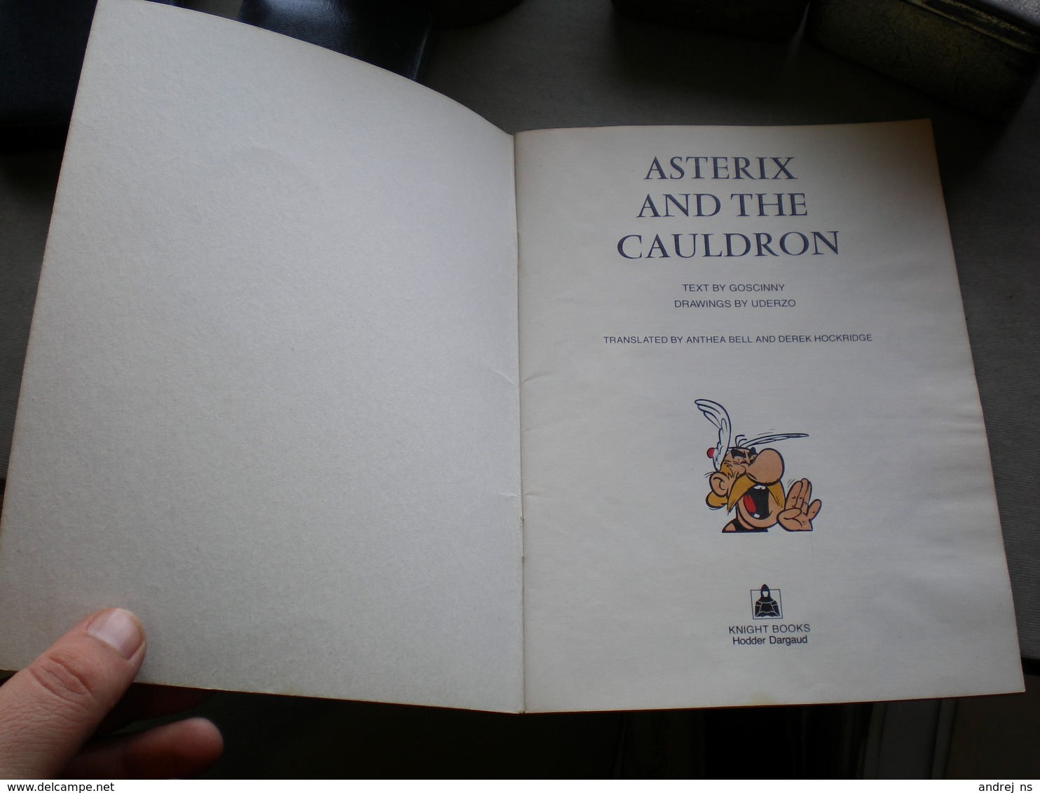 Asterix And The Cauldron Text Goscinny Drawings Uderzo 48 Pages - Translated Comics