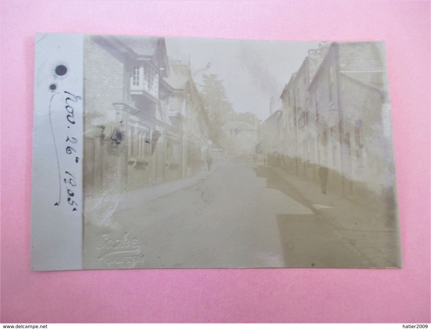 Card Photo_old Street_SERLBY HALL_posted 1905 - Otros & Sin Clasificación