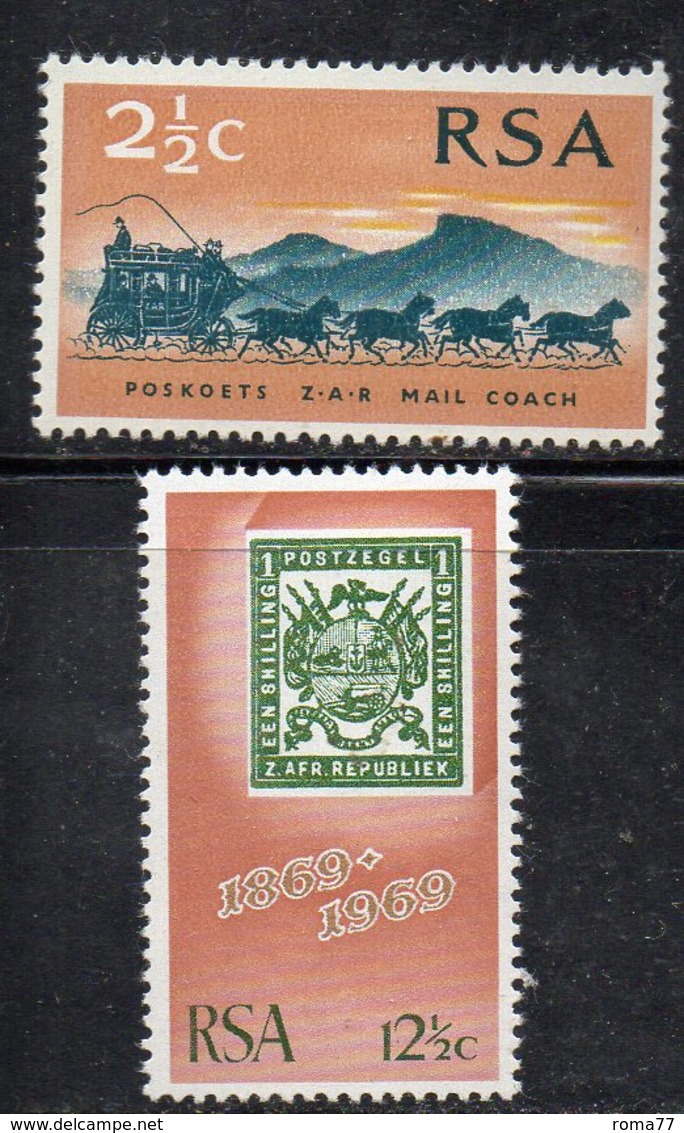 T1022 - SUD SOUTH AFRICA 1969 , Yvert N. 322/323  ***  MNH  (2380A) - Unused Stamps