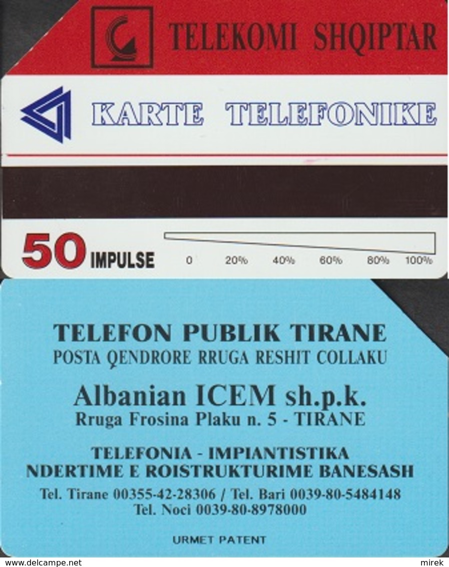 1/ Albania; Urmet, 50 Units - Albanien