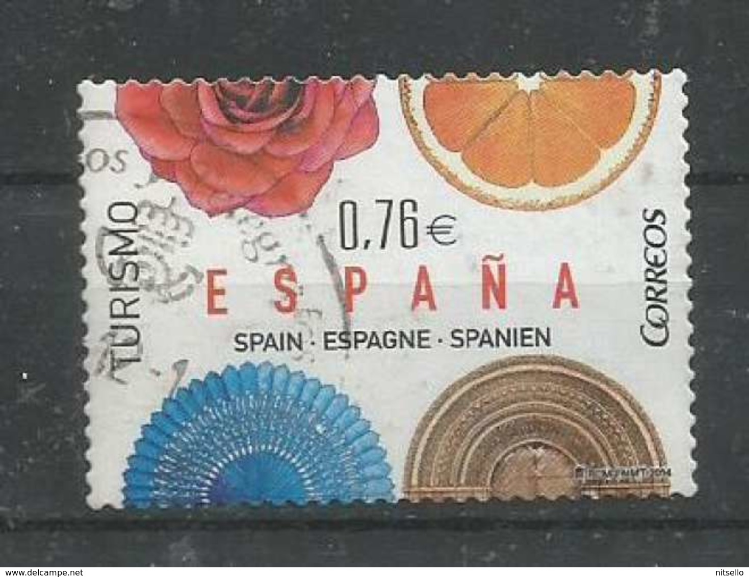 LOTE 2064 ///  (C030) ESPAÑA  2014 - YT N° 4550 TURISMO  ¡¡¡ OFERTA - LIQUIDATION - JE LIQUIDE !!! - Used Stamps