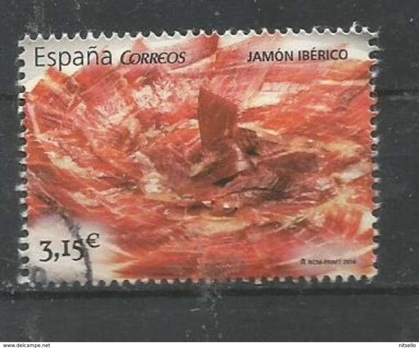 LOTE 2064 ///  (C240) ESPAÑA  2014 - YT N° 4585 JAMON IBERICO  ¡¡¡ OFERTA - LIQUIDATION - JE LIQUIDE !!! - Used Stamps