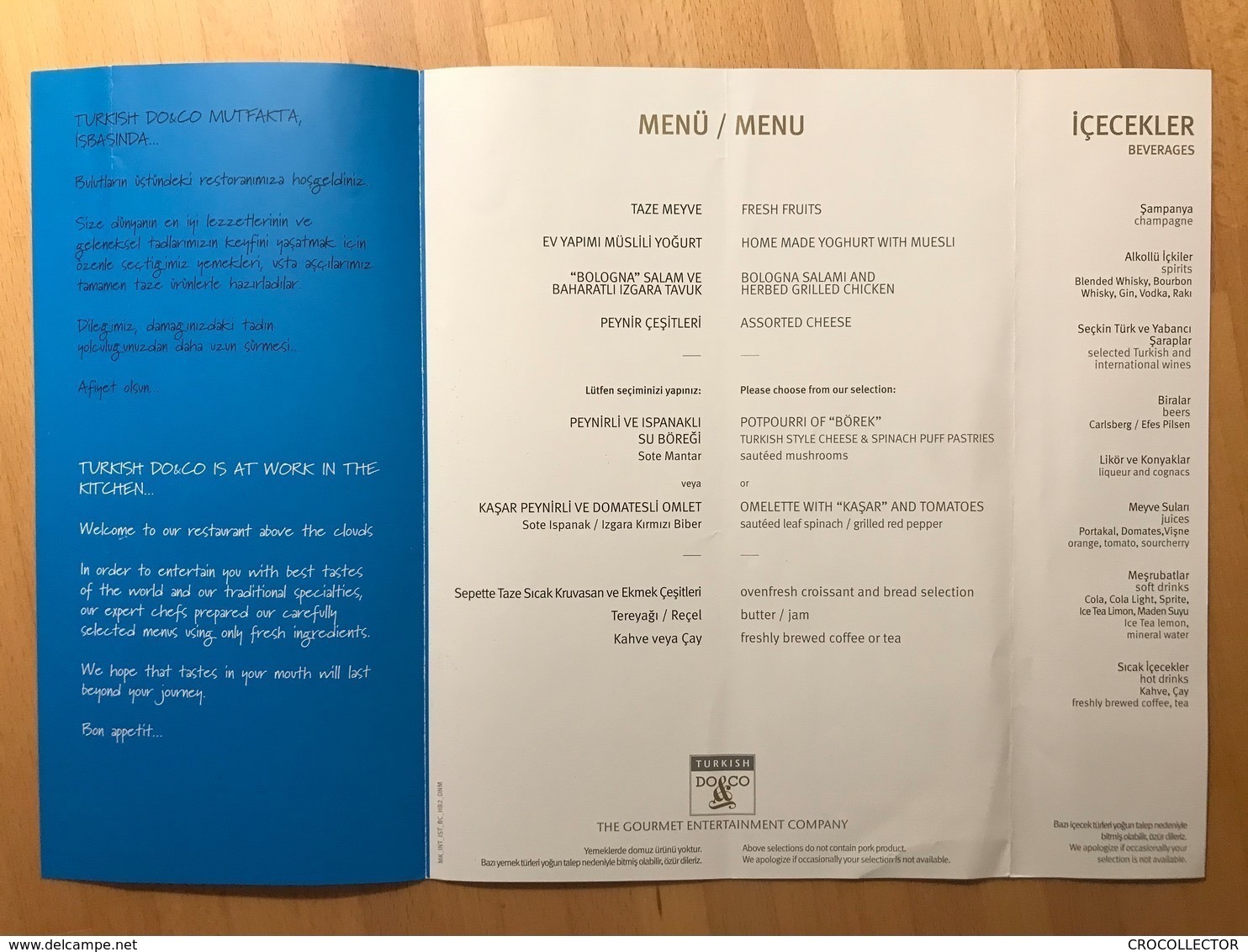 TURKISH AIRLINES MENU MK_INT_IST_BC_HB2_DNM - Menus