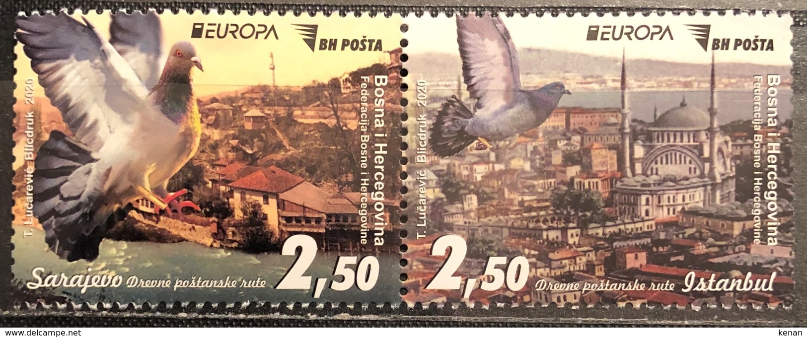 Bosnia And Hercegovina, 2020,Europa Cept, Ancient Postal Routs (MNH) - Otros & Sin Clasificación