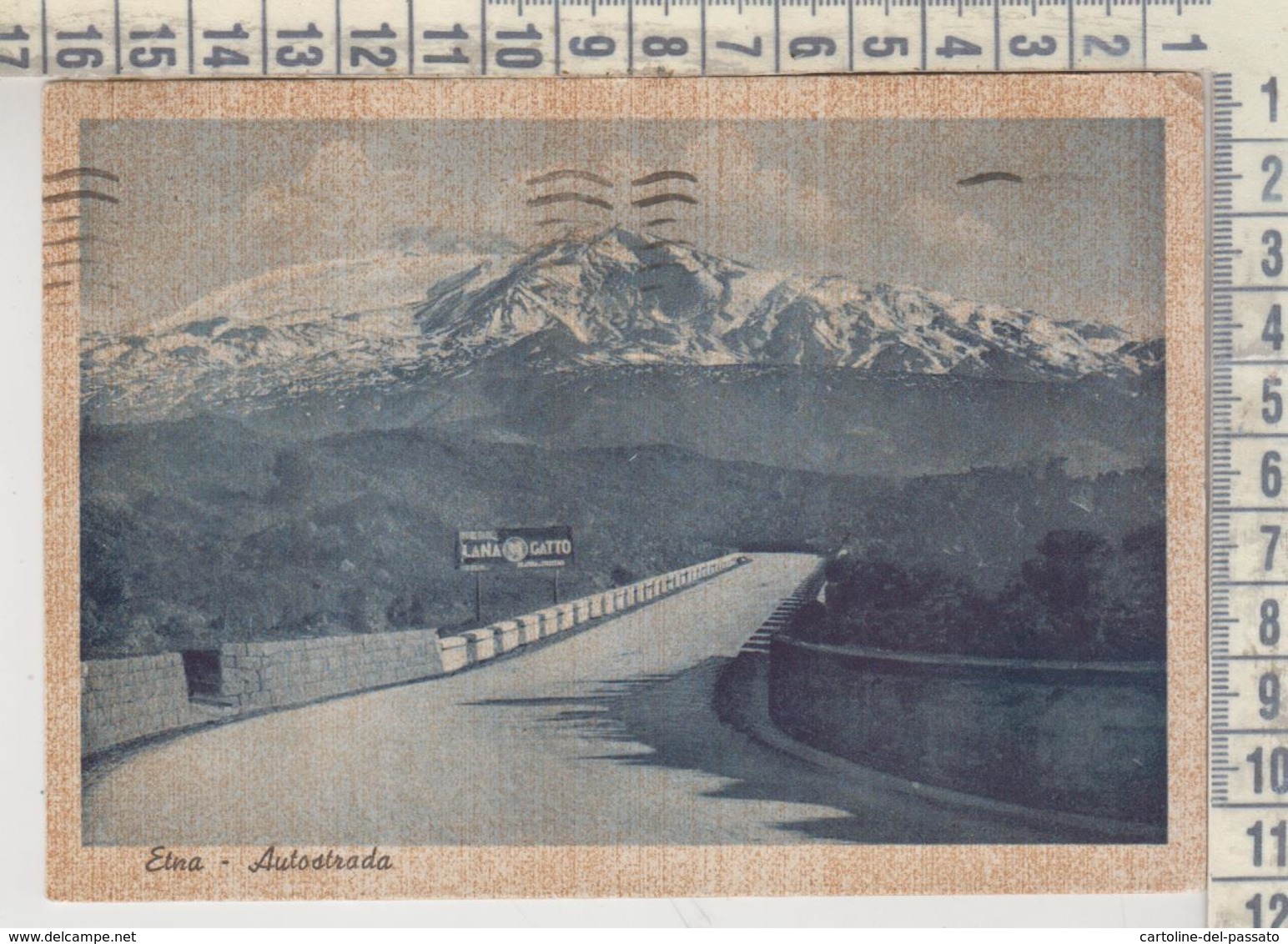 CATANIA  ETNA AUTOSTRADA  1942 - Catania