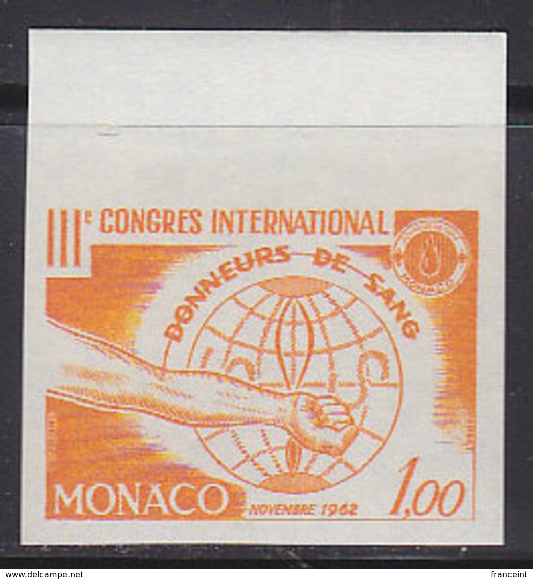 MONACO (1962) Blood Donors. Trial Color Proof. Scott No 510. Yvert No 598. - Other & Unclassified