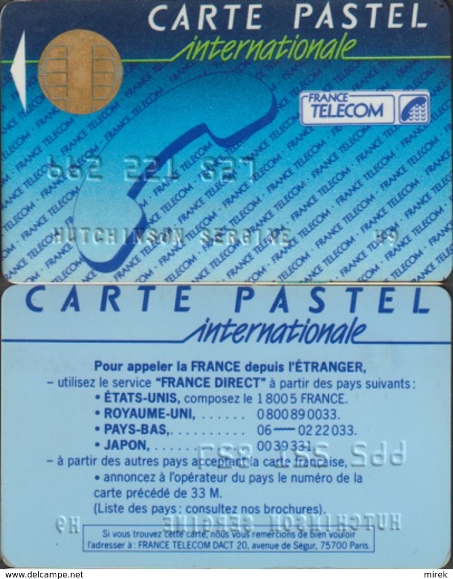 98/ France, Carte Pastel - Internationale - Tipo Pastel