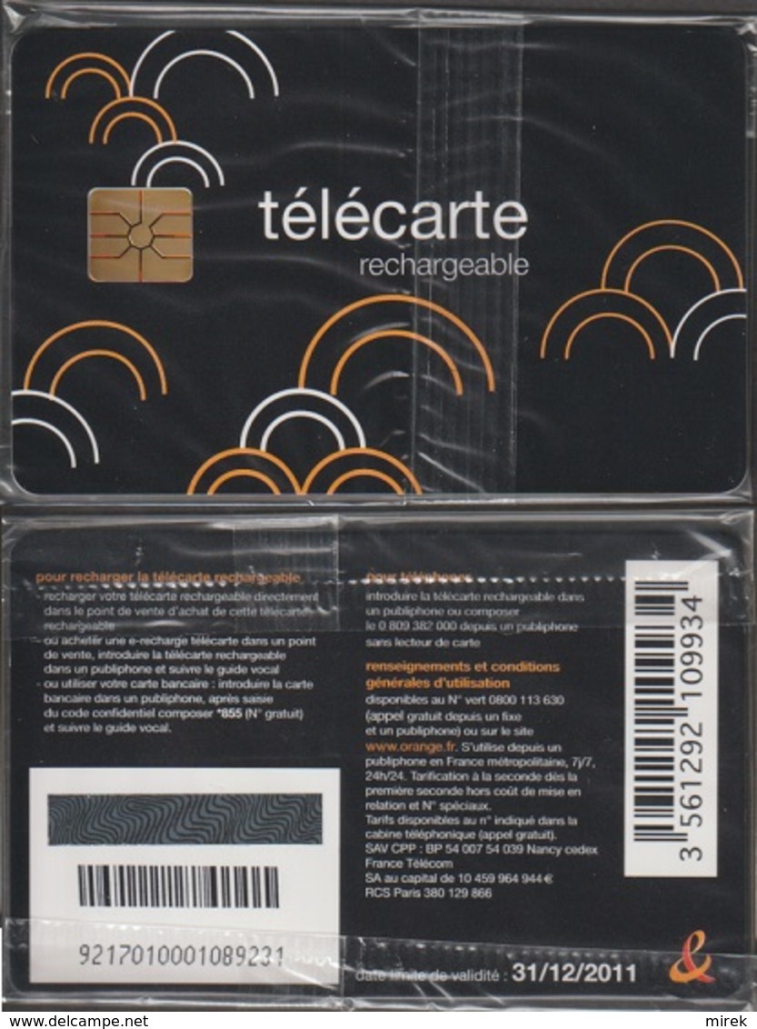 99/ France, CC-FT9. Telecarte Rechargeable, In Blister; Issue 8.000; Rare - 2010