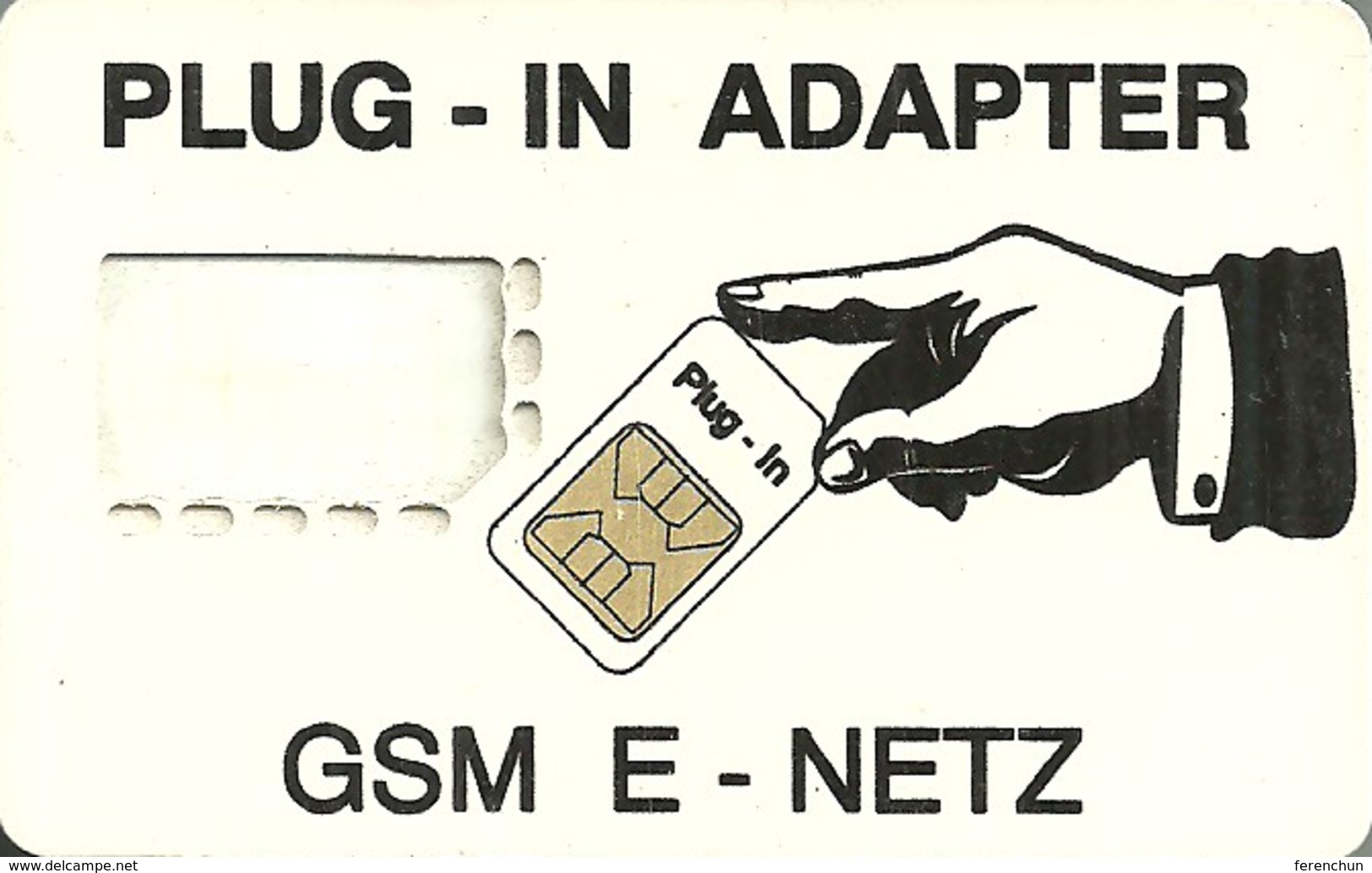 ADAPTER * PLUG IN * GSM * MOBILE * SIM CARD * HAND * Adapter 04 - Unknown Origin