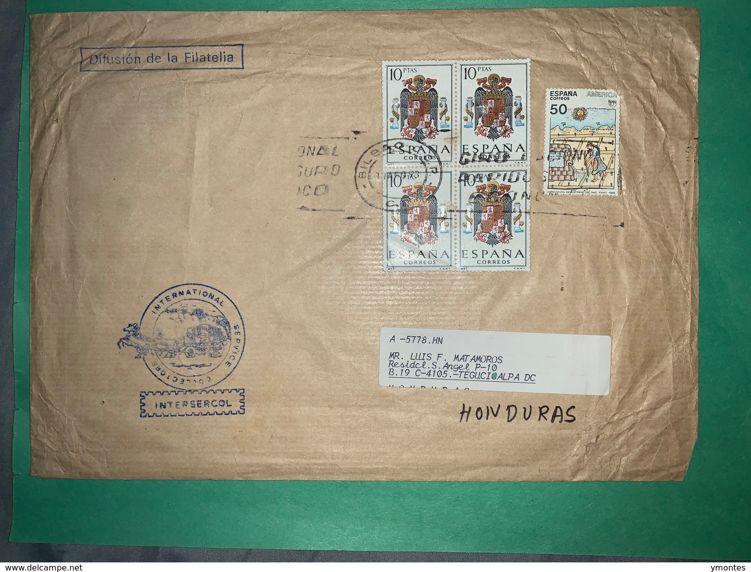 Cover Spain 1993 Coat Of Arms - Cartas & Documentos