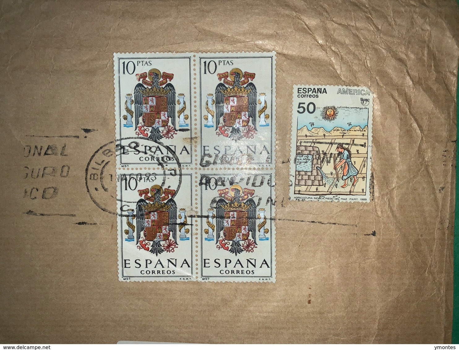 Cover Spain 1993 Coat Of Arms - Cartas & Documentos