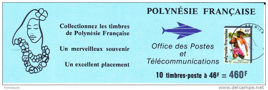POLYNESIE - CARNET YVERT N°427 ** - COTE = 18 EUROS - Booklets