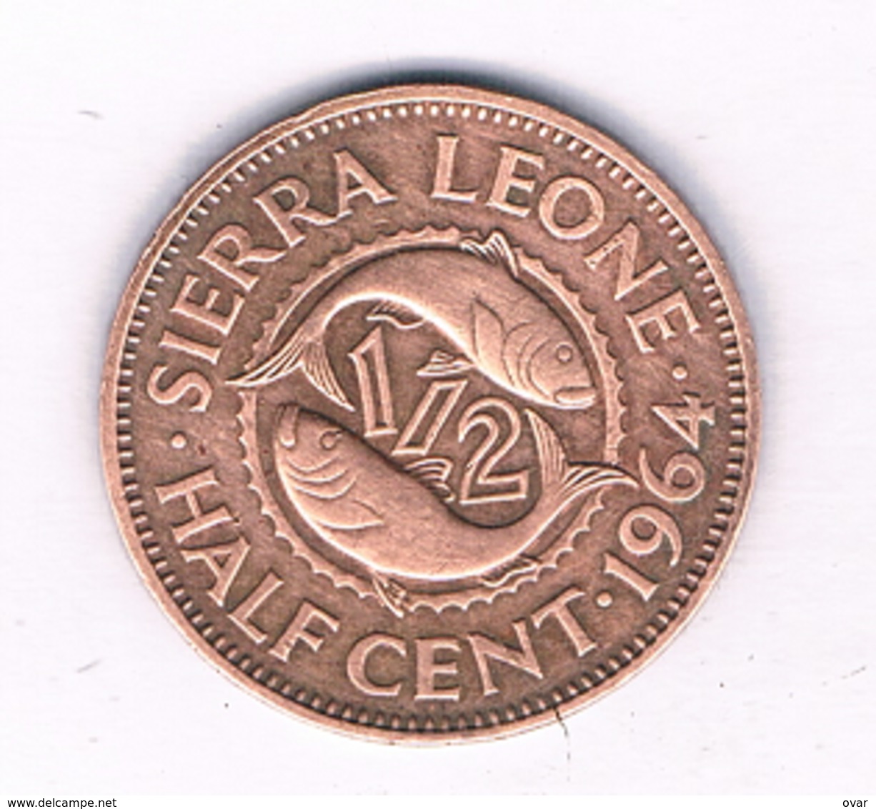 1/2 CENT 1964 SIERRA LEONE/3631/ - Sierra Leone