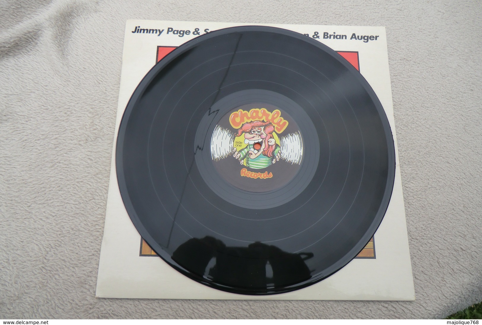 Jam Session - Jimmy Pages & Sonny Boy Williamson & Brian Auger - Charly Records CR 3000.011 B -  Réédition 1976 - Blues