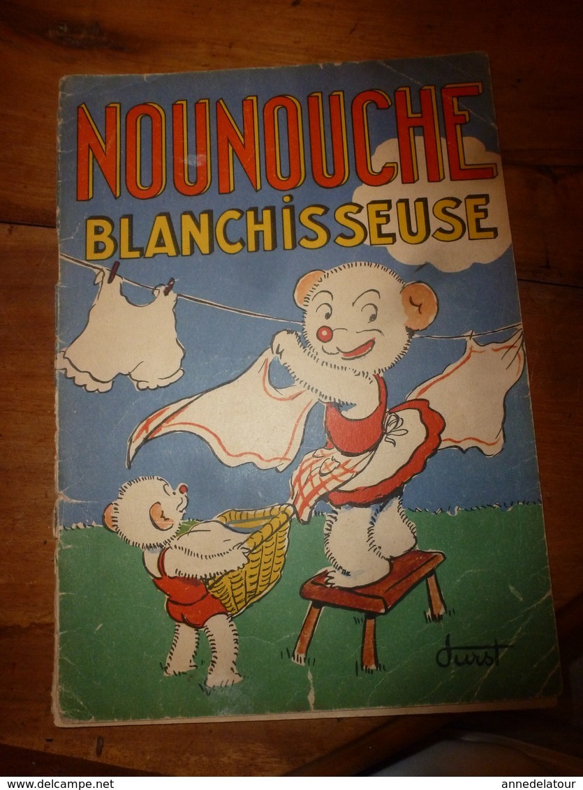 1953 NOUNOUCHE Blanchisseuse,   Texte Et Dessins De DURST - Sammlungen