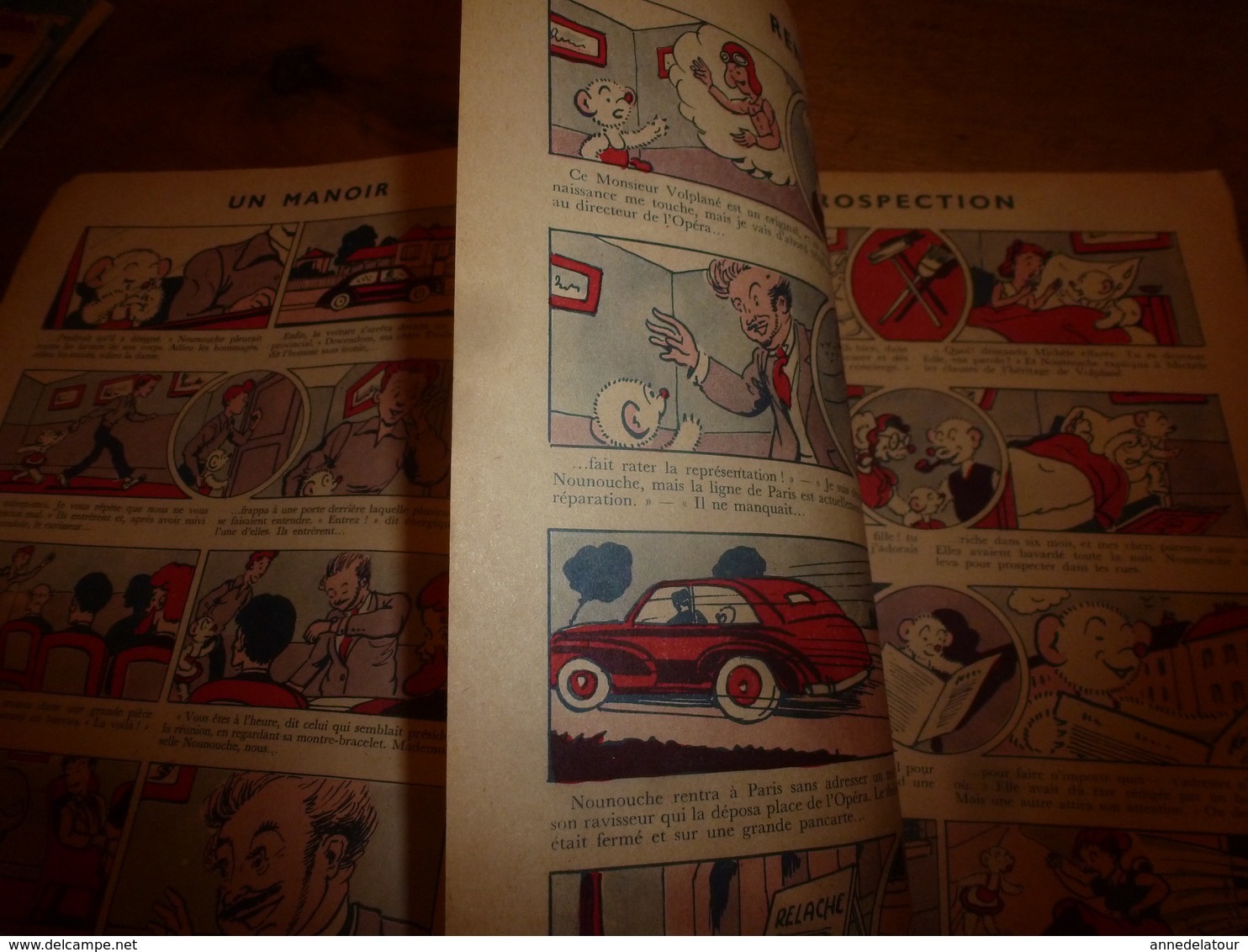 1954 NOUNOUCHE concierge,   texte et dessins de DURST