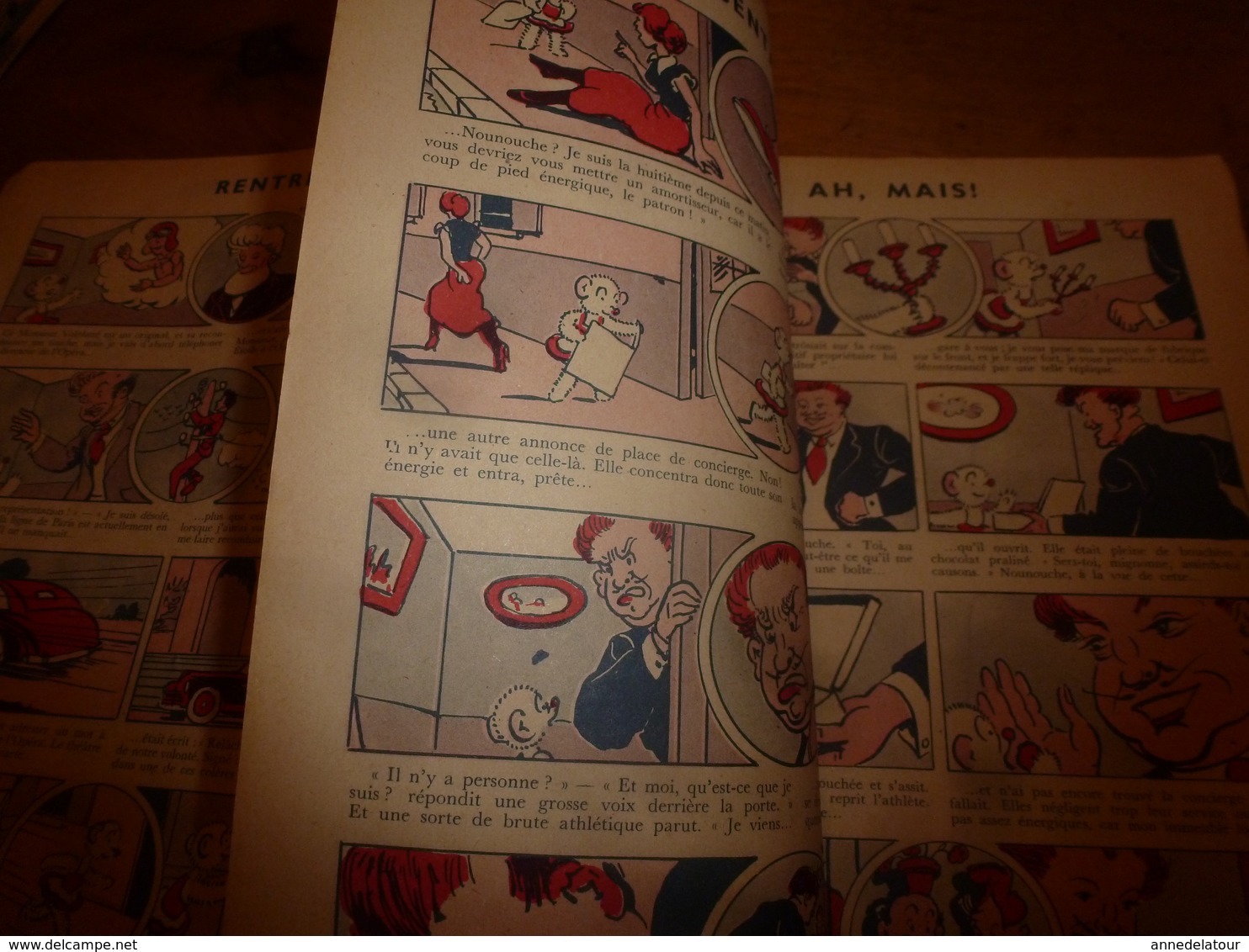 1954 NOUNOUCHE concierge,   texte et dessins de DURST