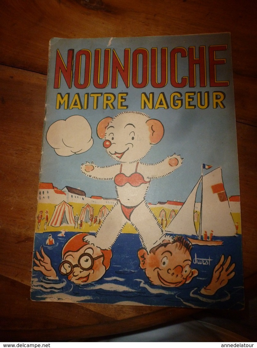 1953 NOUNOUCHE Maitre-nageur,   Texte Et Dessins De DURST - Sammlungen