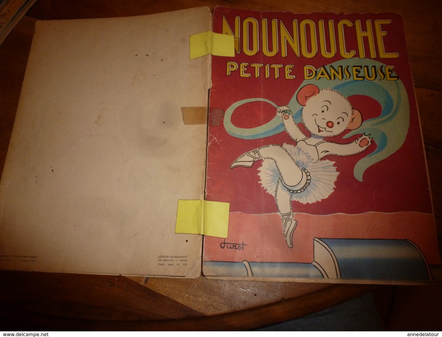 1953 NOUNOUCHE Petite Danseuse,   Texte Et Dessins De DURST - Sammlungen