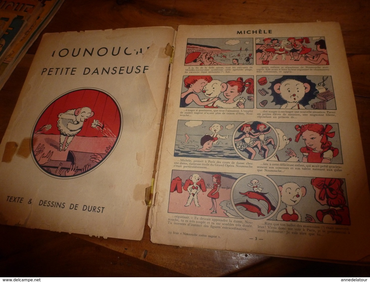 1953 NOUNOUCHE Petite Danseuse,   Texte Et Dessins De DURST - Sammlungen