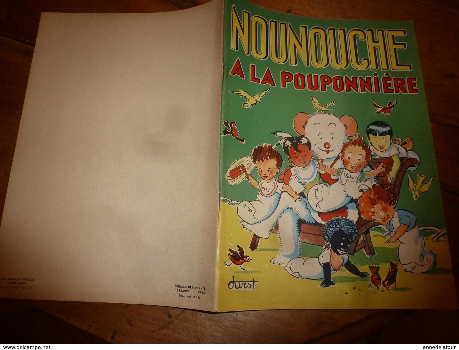 1954 NOUNOUCHE  à La Pouponnière,   Texte Et Dessins De DURST - Sammlungen