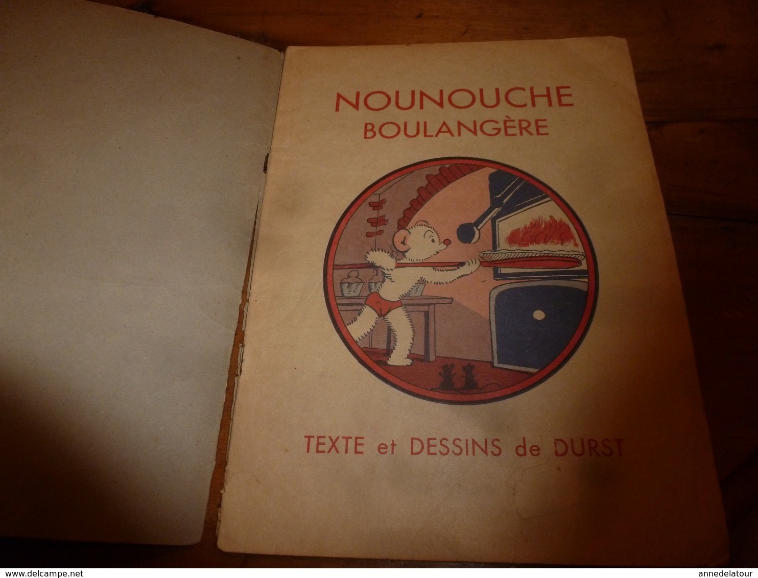 1954 NOUNOUCHE  Boulangère  "au Croissant Chaud",   Texte Et Dessins De DURST - Collections