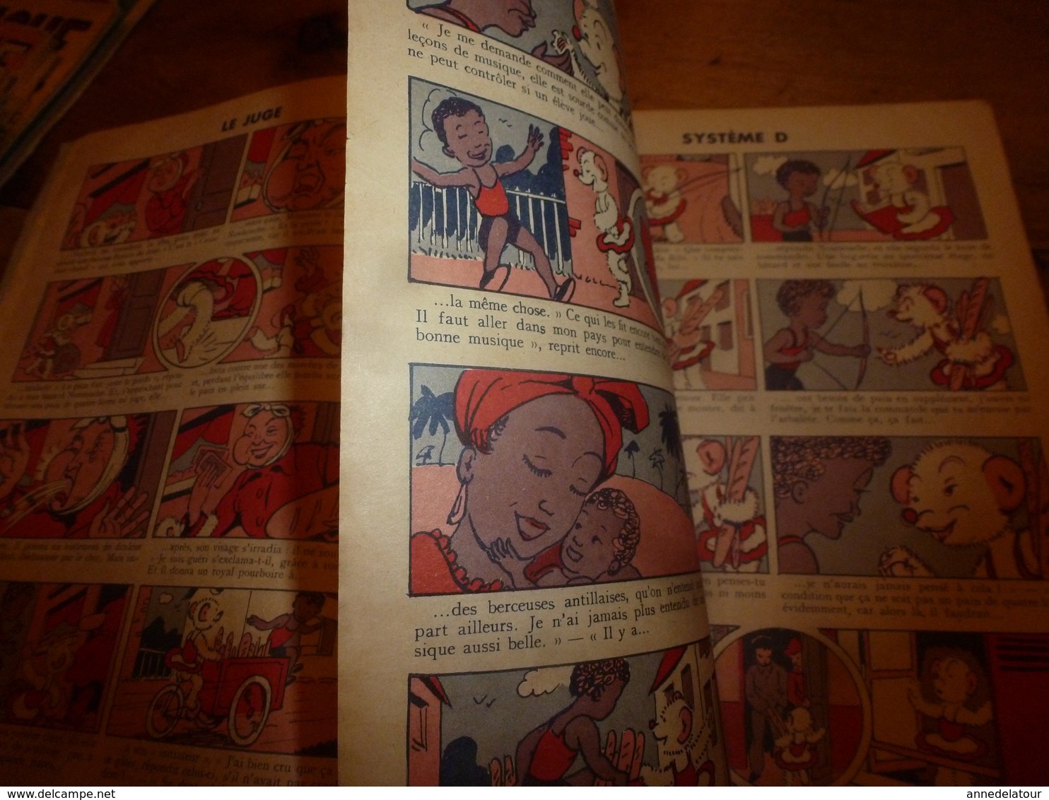 1954 NOUNOUCHE  boulangère  "au croissant chaud",   texte et dessins de DURST