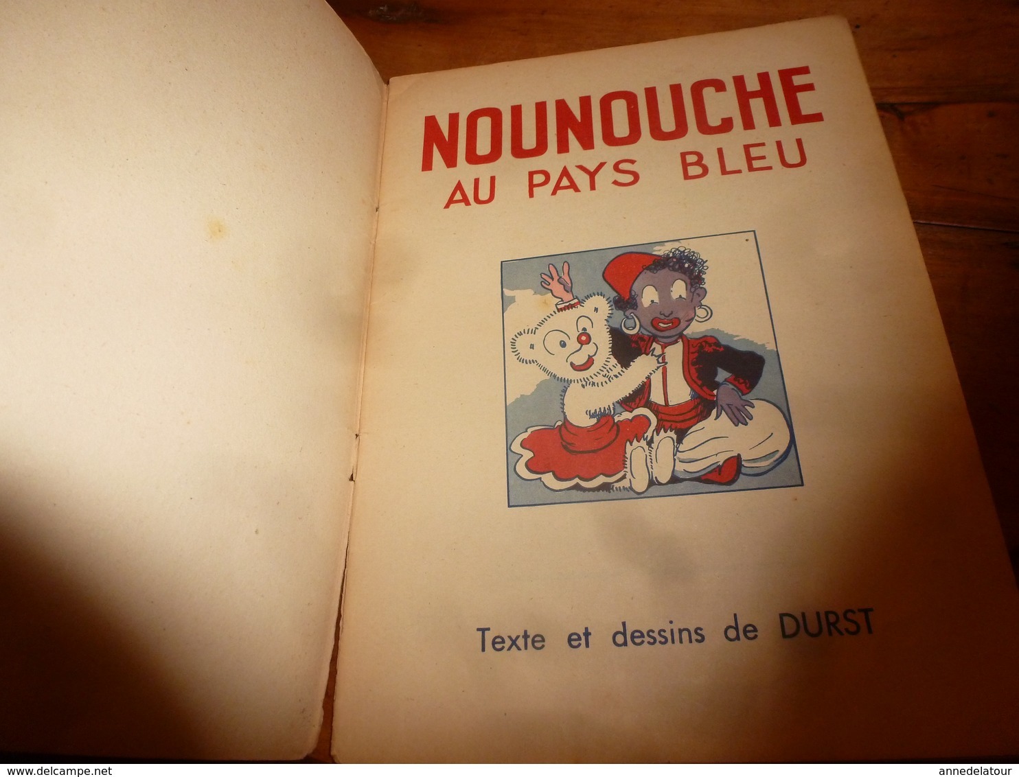 1949 NOUNOUCHE  Au Pays Bleu,   Texte Et Dessins De DURST - Collections