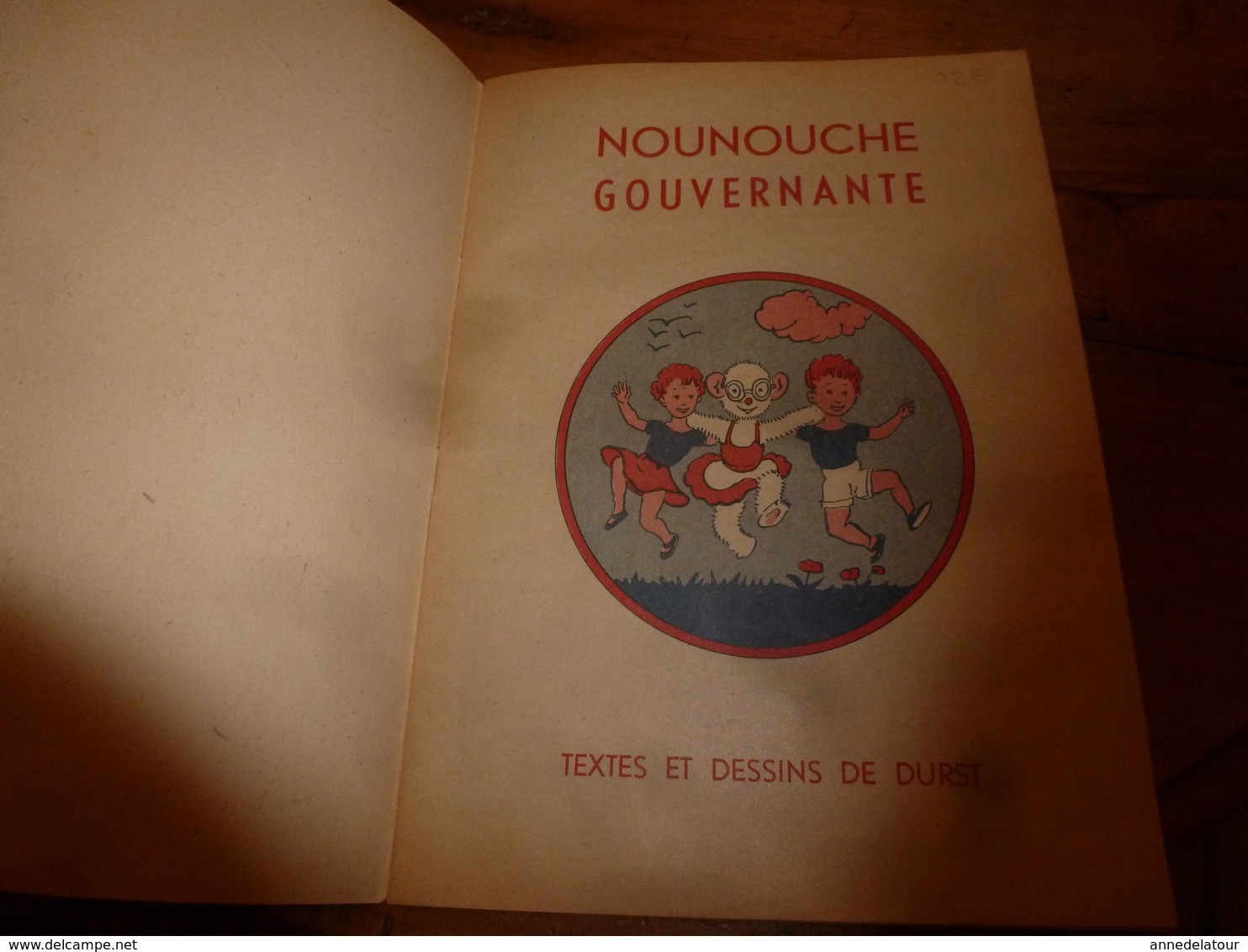 1953 NOUNOUCHE  gouvernante,   texte et dessins de DURST