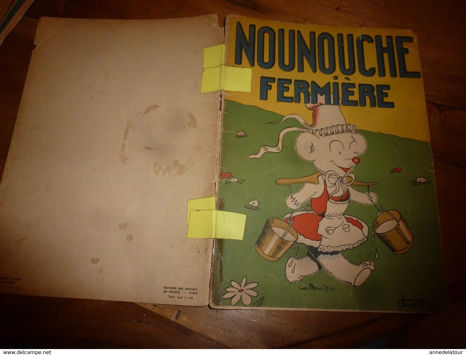 1951 NOUNOUCHE Fermière,   Texte Et Dessins De DURST - Collezioni