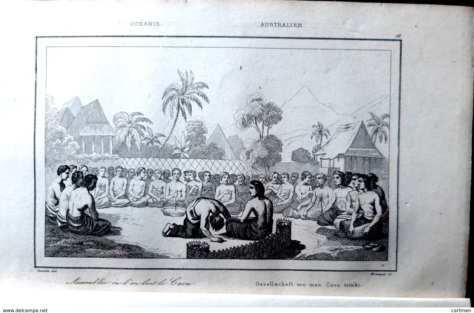 OCEANIE AUSTRALIE JAVA TIMOR PHILIPINES RECUEIL DE 100 GRAVURES + 2 CARTES 1836  PAYS  ETHNOLOGIE ART PRIMITIF - 1701-1800