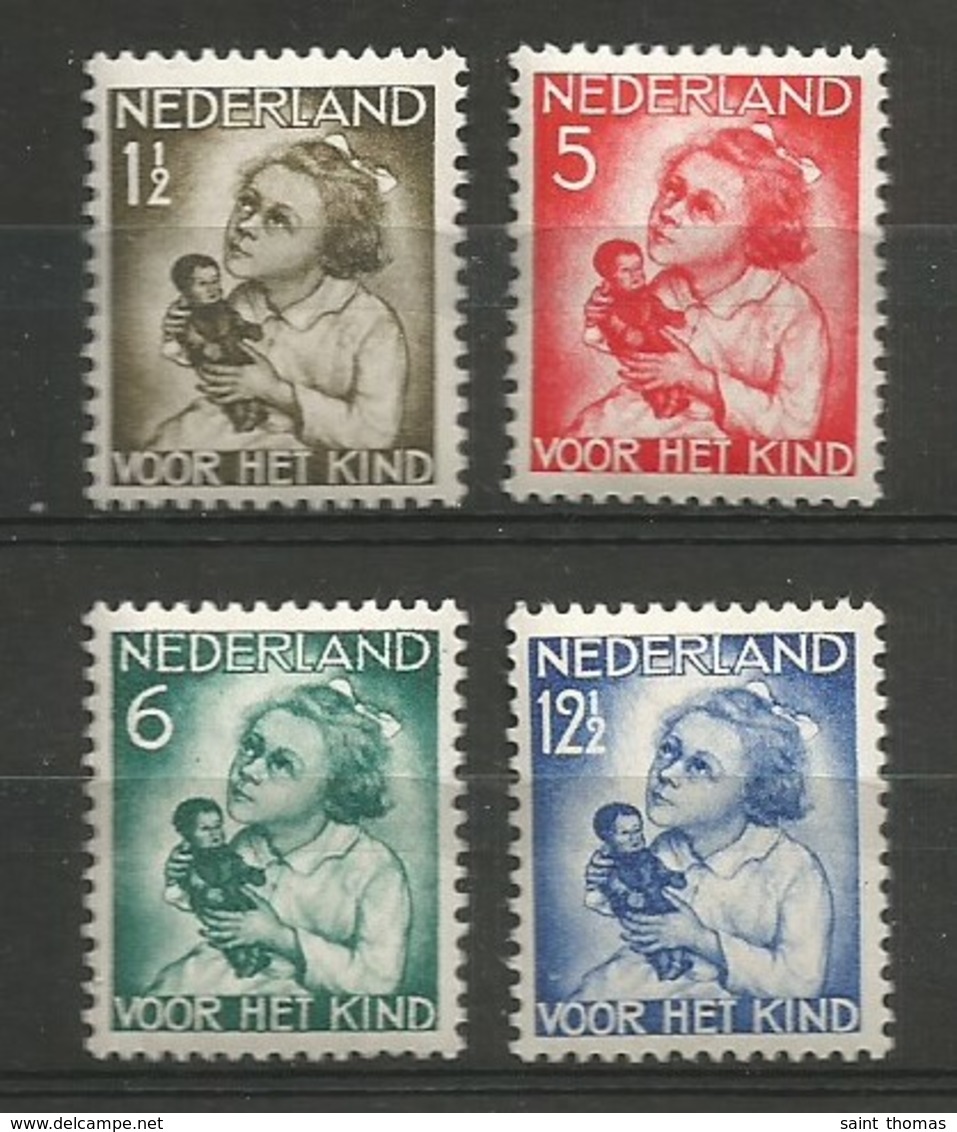 Nederland Pays-Bas Netherlands NVPH 270/73 Complete Set Mint / MH / * 1934 - Nuovi