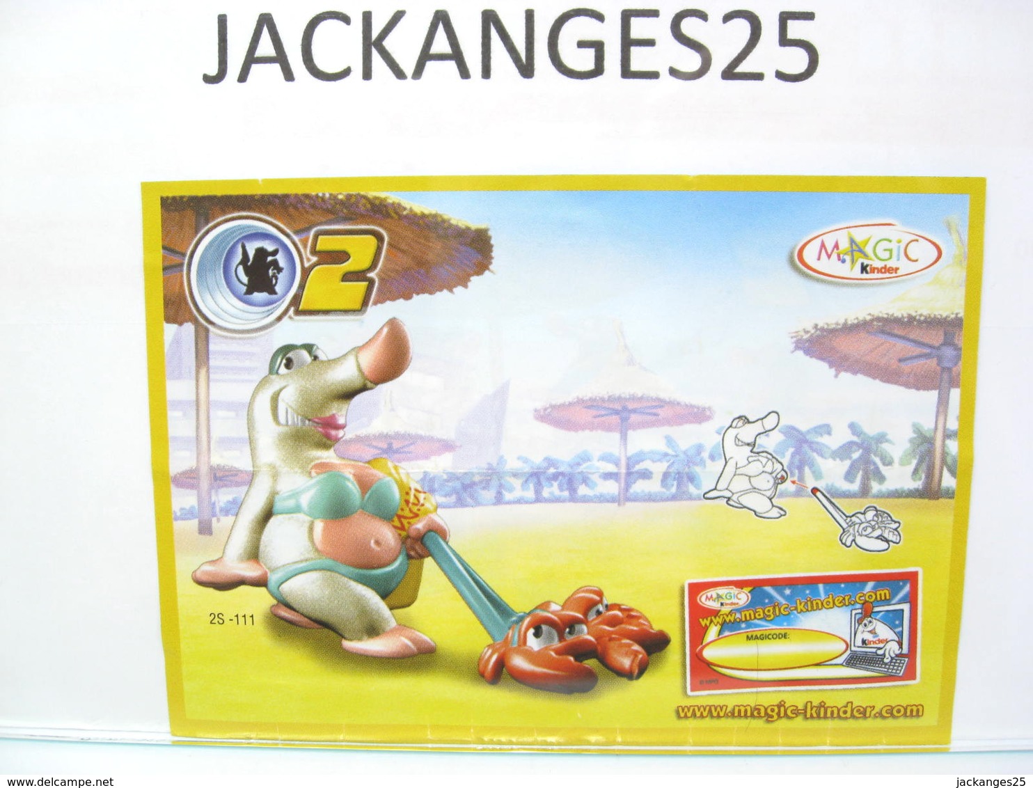KINDER 2006 TAUPE MAULWURF 2  MPG 2S 111 + BPZ EU + MAGIC CODE - Familles