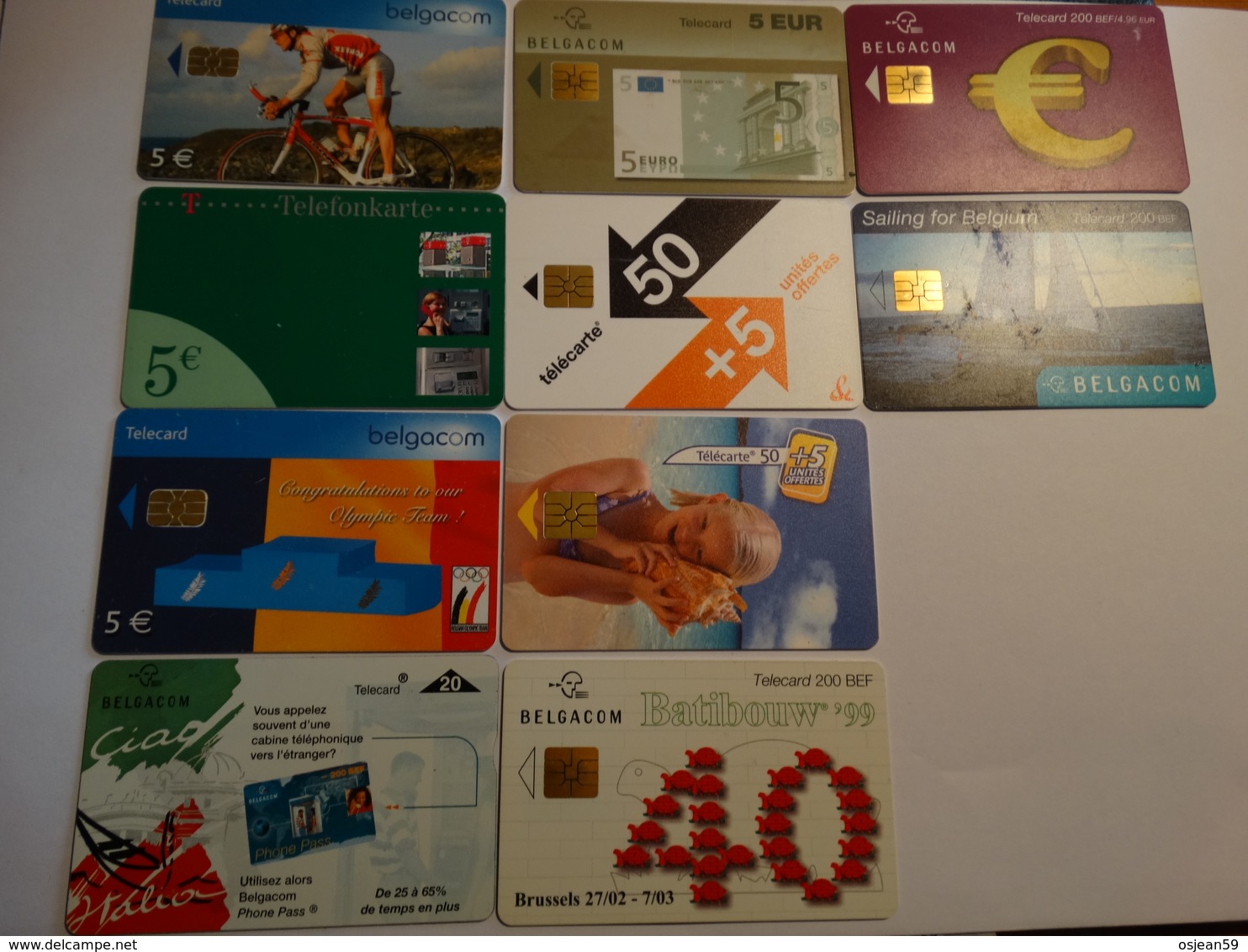 Lot De 10 Cartes De Téléphone Prépayées - Lots - Collections