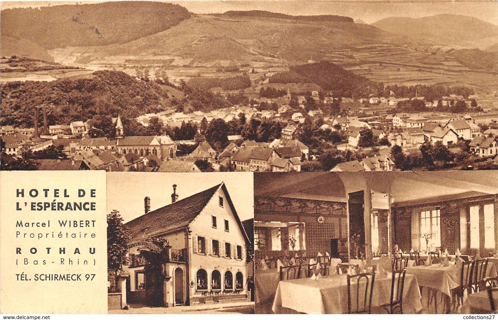 67-ROTHAU- HÔTEL L'ESPERANCE MULTIVUES - Rothau