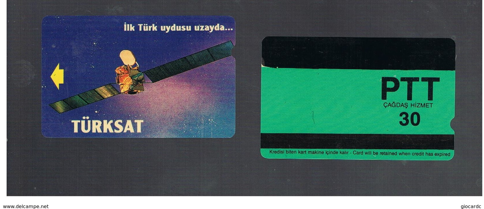TURCHIA  (TURKEY)  - 1994 PTT TURKSAT 30  - USED - RIF. 10760 - Espace