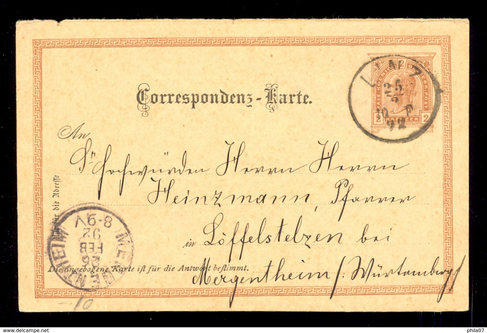 Austria - 5 Old Stationery For German Speaking Area With Interesting Cancels. - Autres & Non Classés