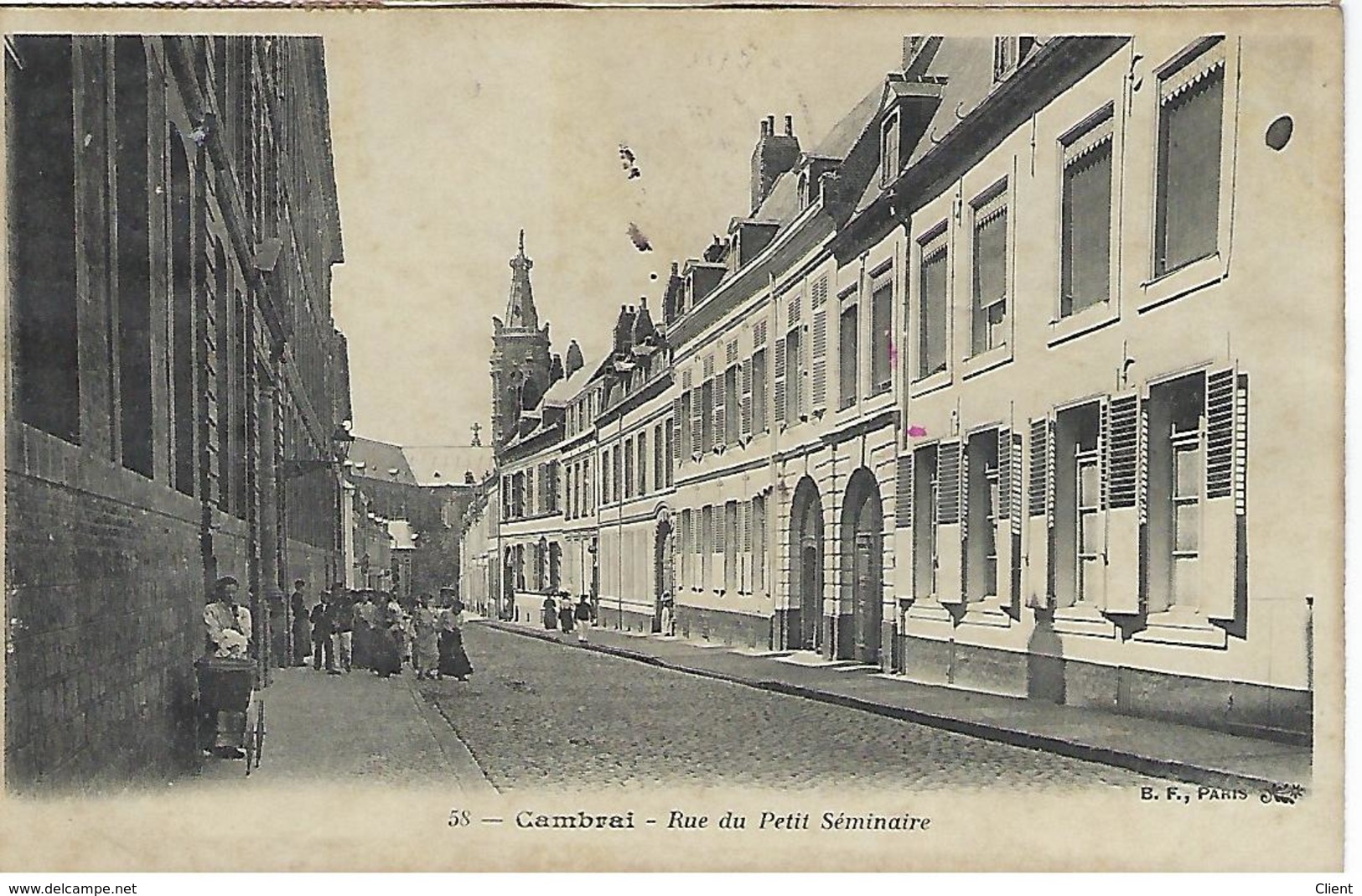 FRANCE - RARE - CAMBRAI - Rue Du Petit Séminaire 1905 - Cambrai