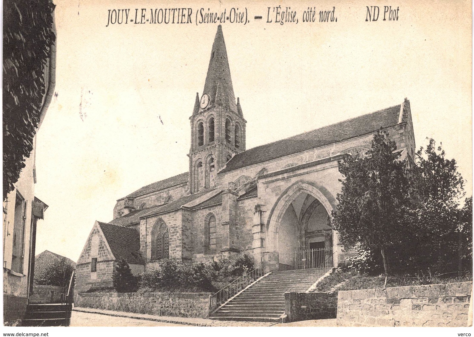 Carte Postale ANCIENNE De   JOUY Le MOUTIER - Eglise - Jouy Le Moutier